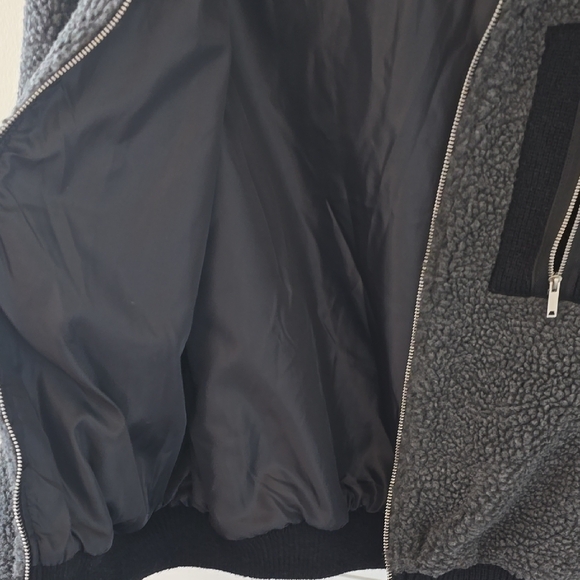 HEIMISH USA Gray and Black Zip Up Sweaters - Picture 6 of 7